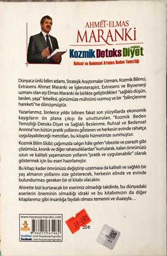 Kozmik Detoks Sağlıklı Diyet Ahmet Maranki Hayat Yayıncılık