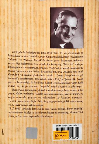 Sürgün Refik Halid Karay İNKILAP