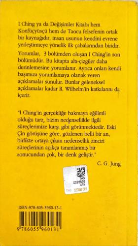 I Ching ya da Değişimler Kitabı ( cep boy ) Richard Wilhelm Epsilon Ya