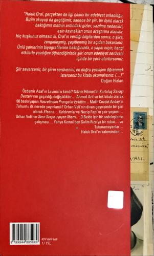 Şiir Hikayeleri Haluk Oral Türkiye İş Bankası Kültür Yayınları