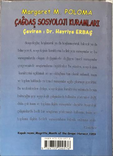 Çağdaş Sosyoloji Kuramları Margaret M. Poloma Gündoğan Yayınları