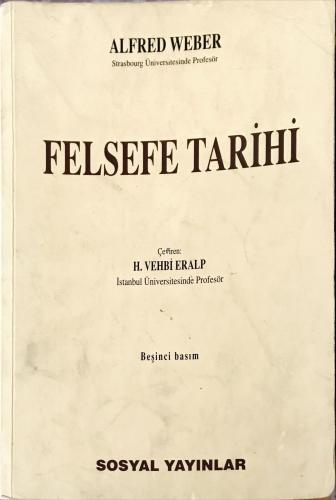 Felsefe Tarihi Alfred Weber Sosyal