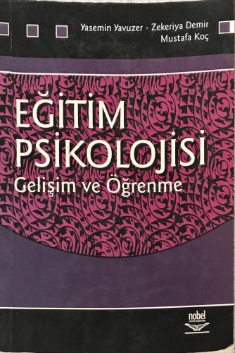 Eğitim Psikolojisi Yasemin Yavuzer Nobel