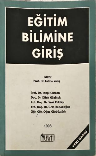 Eğitim Bilimine Giriş Kollektif Alkım Yayınevi